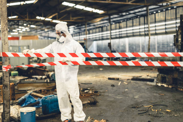 Professional Drug Lab Cleanup technician working in Bainbridge, IN